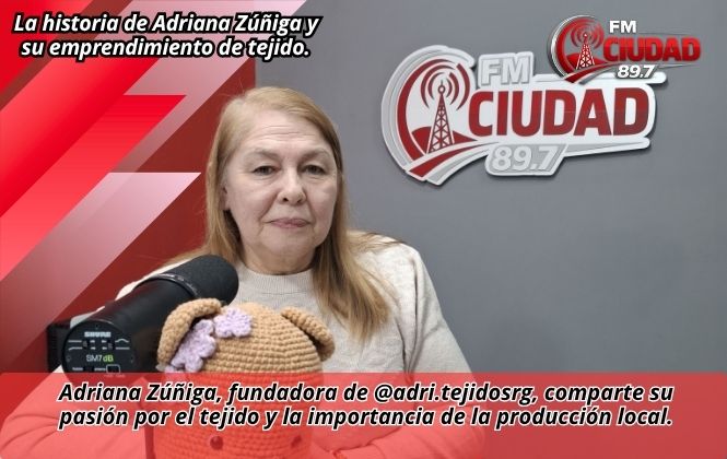 La historia de Adriana Zúñiga y su emprendimiento de tejido.