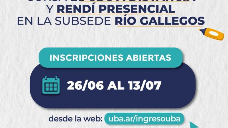 Preinscripción para cursar materias del CBC a distancia