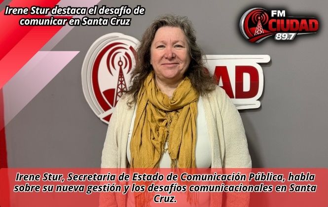 Irene Stur destaca el desafío de comunicar en Santa Cruz