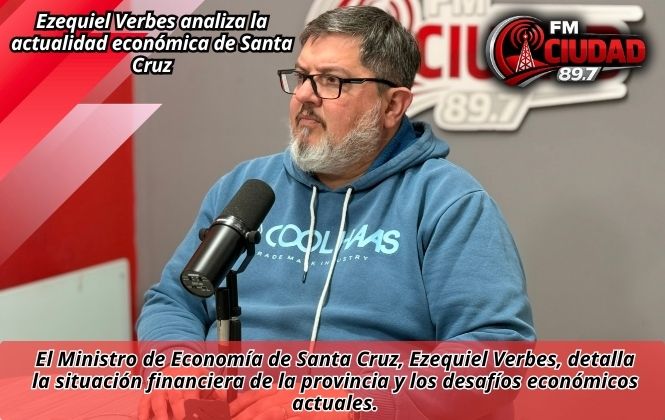 Ezequiel Verbes analiza la actualidad económica de Santa Cruz