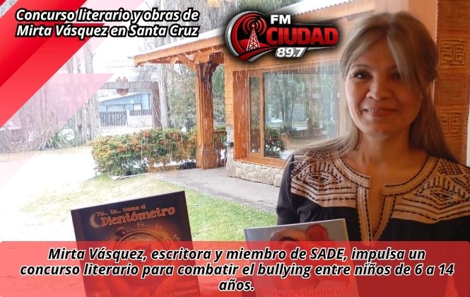 Concurso literario y obras de Mirta Vásquez en Santa Cruz