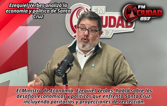 Ezequiel Verbes analizó la economía y política de Santa Cruz