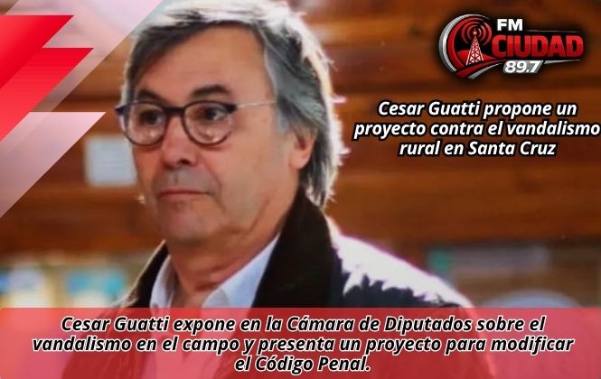 Cesar Guatti propone un proyecto contra el vandalismo rural en Santa Cruz
