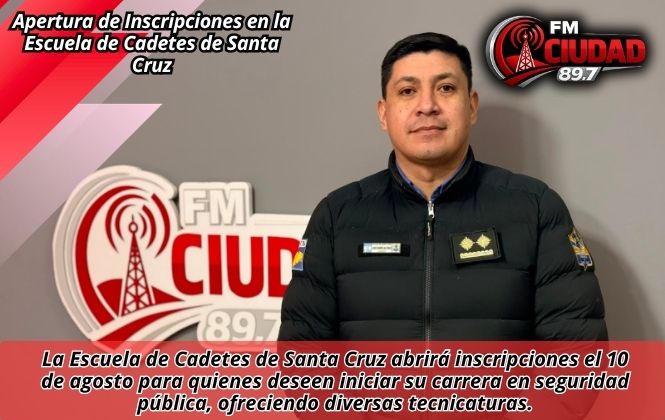 Apertura de Inscripciones en la Escuela de Cadetes de Santa Cruz