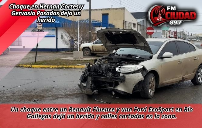 Choque en Hernan Cortes y Gervasio Posadas deja un herido