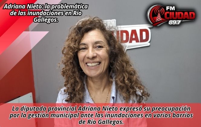 Adriana Nieto: la problemática de las inundaciones en Río Gallegos.