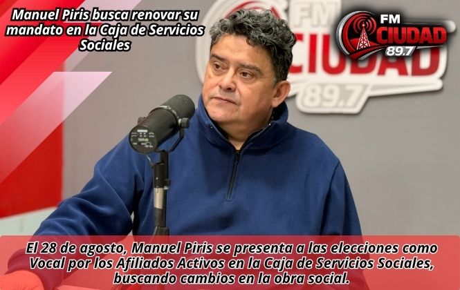 Manuel Piris busca renovar su mandato en la Caja de Servicios Sociales