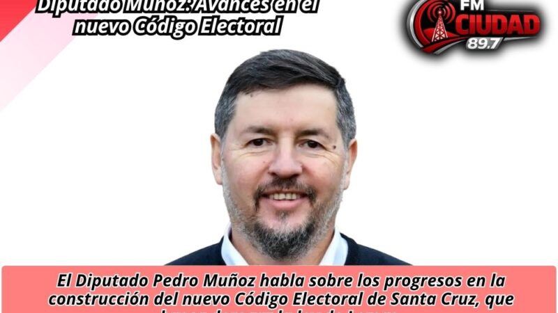 Diputado Muñoz: Avances en el nuevo Código Electoral