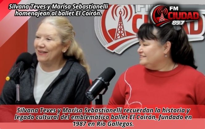 Silvana Teves y Marisa Sebastianelli homenajean al ballet El Coirón.
