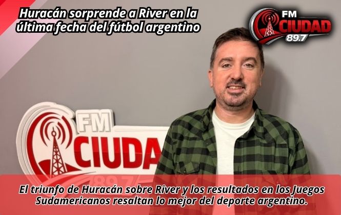 Huracán sorprende a River en la última fecha del fútbol argentino