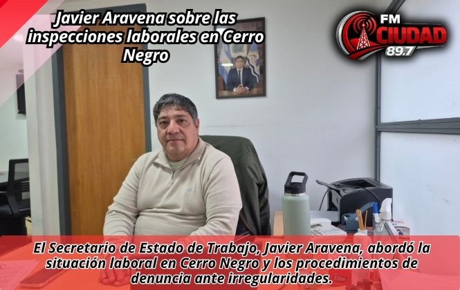 Javier Aravena sobre las inspecciones laborales en Cerro Negro