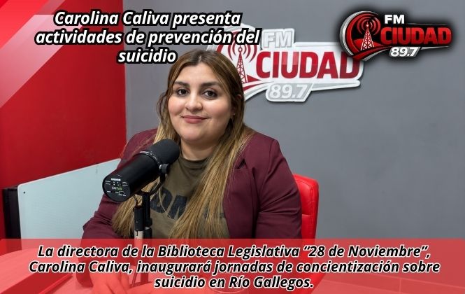 Carolina Caliva presenta actividades de prevención del suicidio
