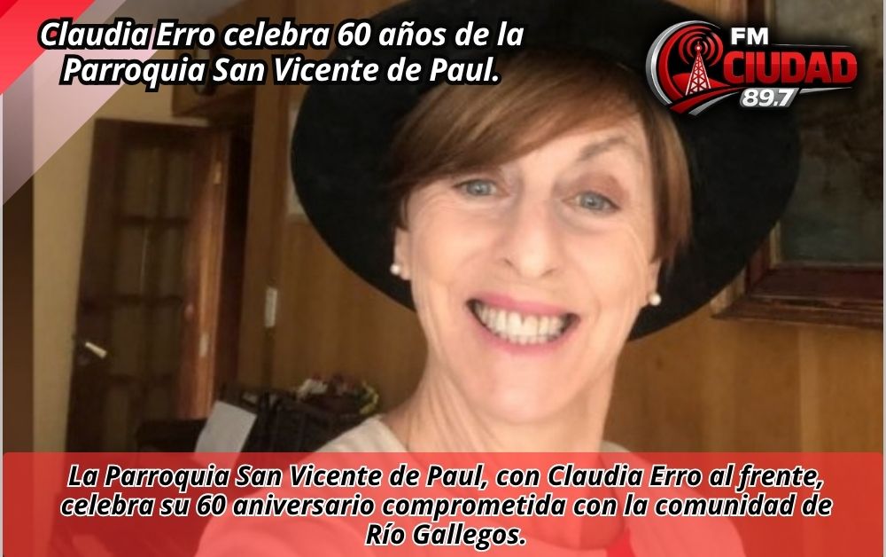 Claudia Erro celebra 60 años de la Parroquia San Vicente de Paul.