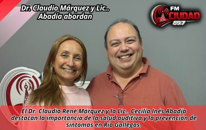 Dr. Claudio Márquez y Lic. Abadía abordan salud auditiva