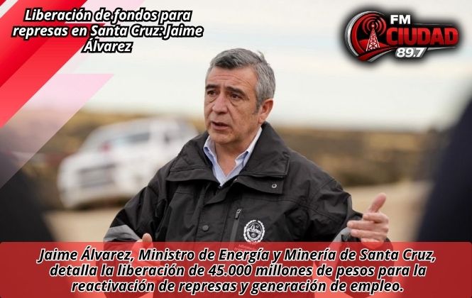 Liberación de fondos para represas en Santa Cruz: Jaime Álvarez