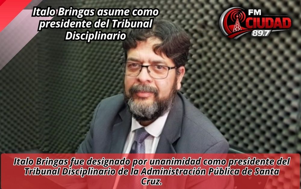 Italo Bringas asume como presidente del Tribunal Disciplinario