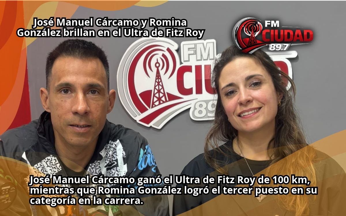 José Manuel Cárcamo y Romina González brillan en el Ultra de Fitz Roy