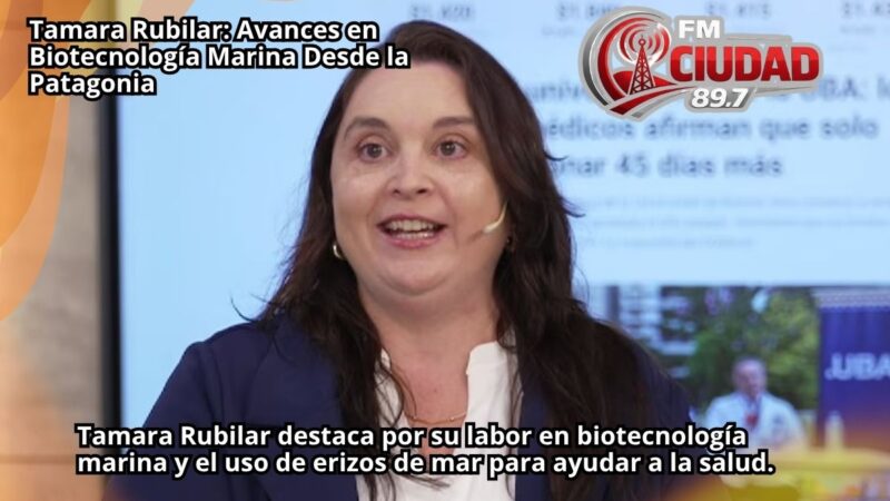Tamara Rubilar: Avances en Biotecnología Marina Desde la Patagonia
