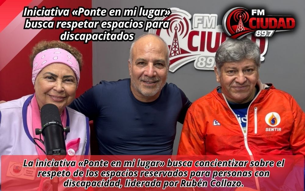 Iniciativa «Ponte en mi lugar» busca respetar espacios para discapacitados