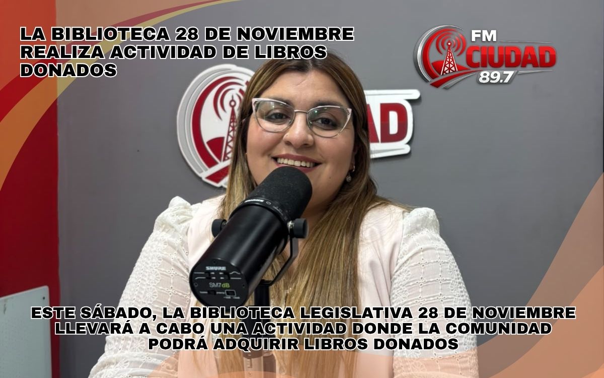 La biblioteca 28 de Noviembre realiza actividad de libros donados
