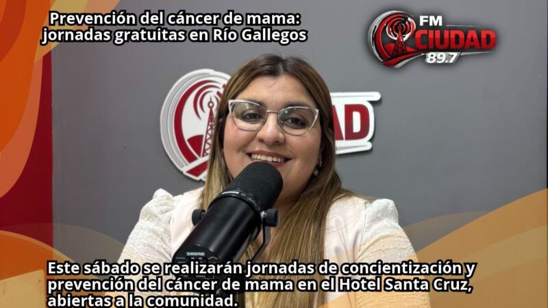 Prevención del cáncer de mama: jornadas gratuitas en Río Gallegos